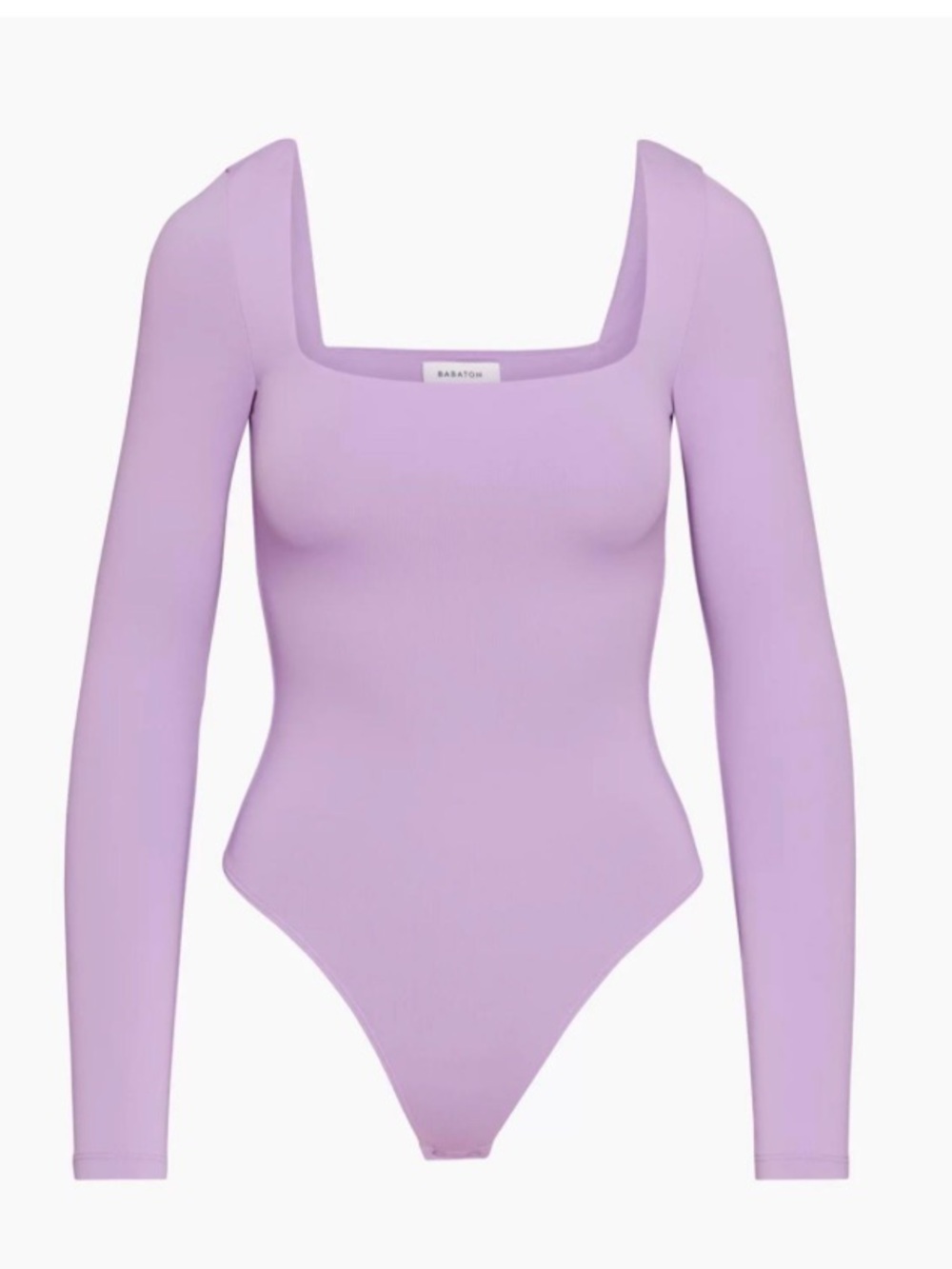 NWT Aritzia Babaton Contour Long Sleeve Bodysuit Small Lavender